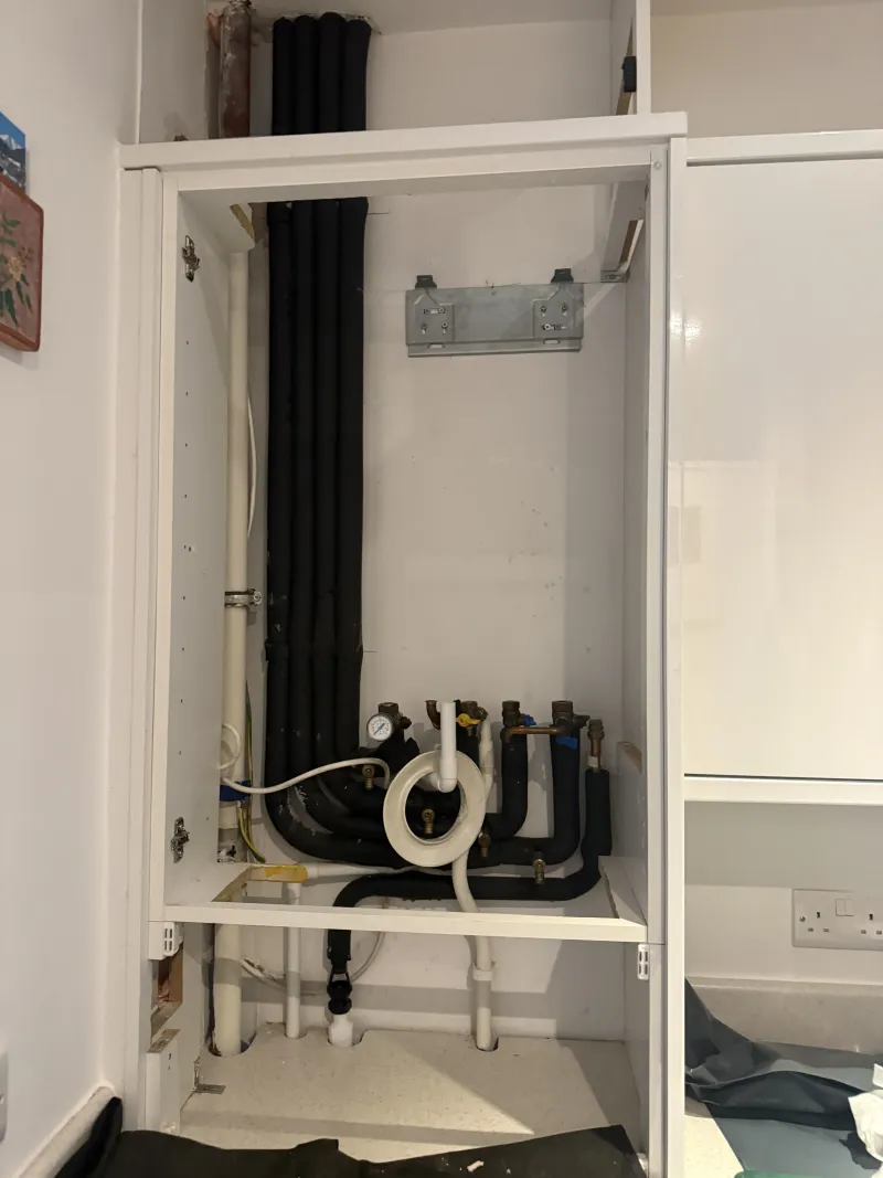 A-rated combi boiler installed in Palmers Green N13 — Pristine Gas Ltd