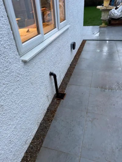 External waste pipe drainage installation during a renovation in St Albans AL1 — Pristine Gas Ltd