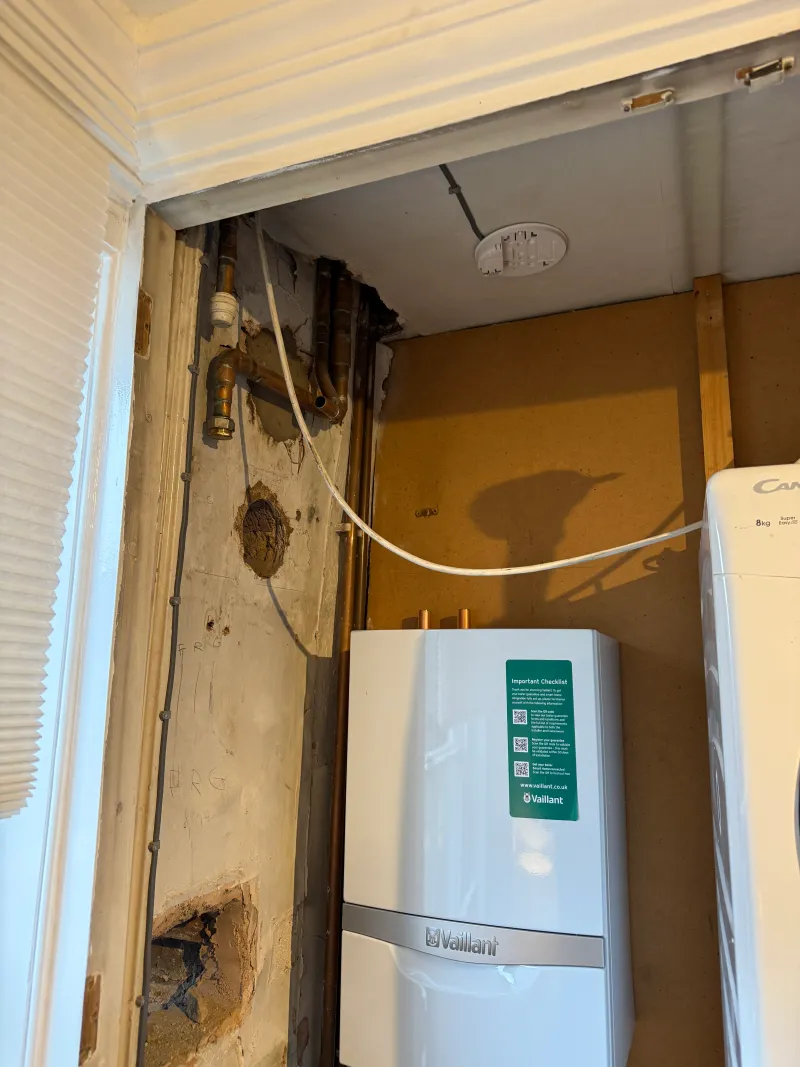 Heating system stripped back ahead of a full upgrade in St John's Wood NW8 — Pristine Gas Ltd