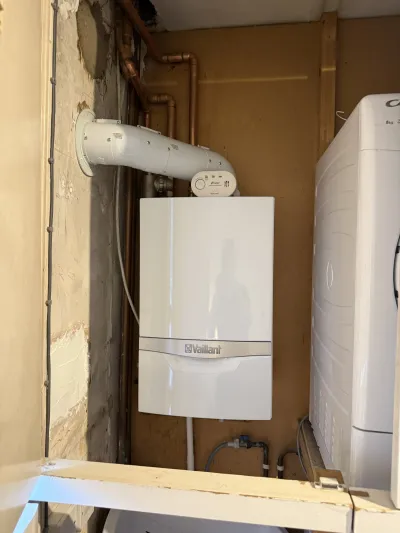 Vaillant ecoTEC condensing boiler installed near Holborn WC1N — Pristine Gas Ltd